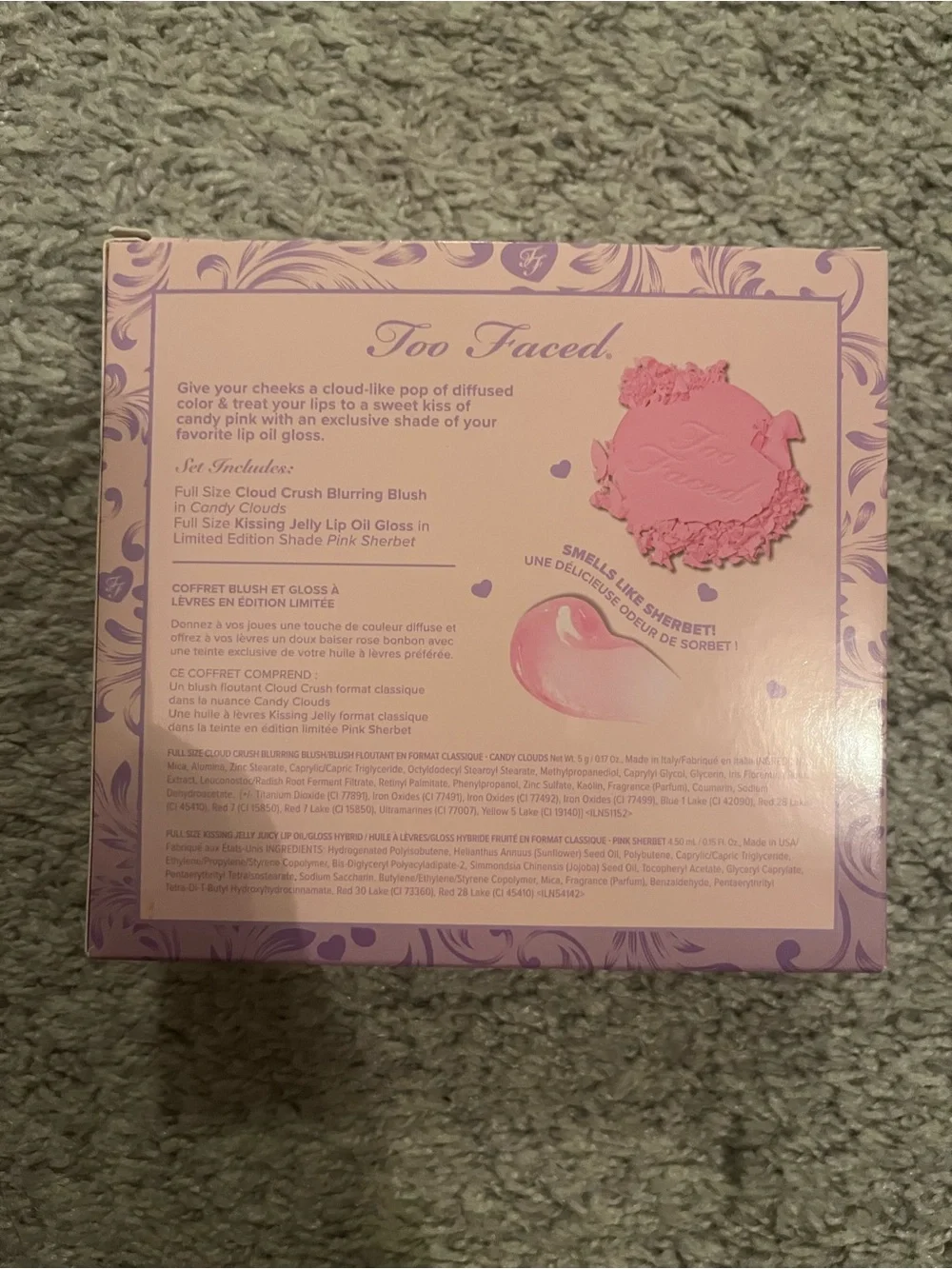 Toofaced Blush & Lipgloss